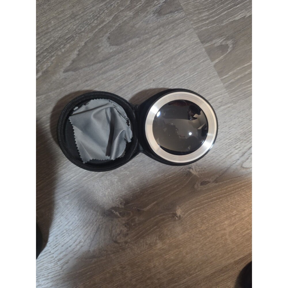 LED Lighted Desktop Magnifier Dome with 5X Magnification, Magnifying Glass
